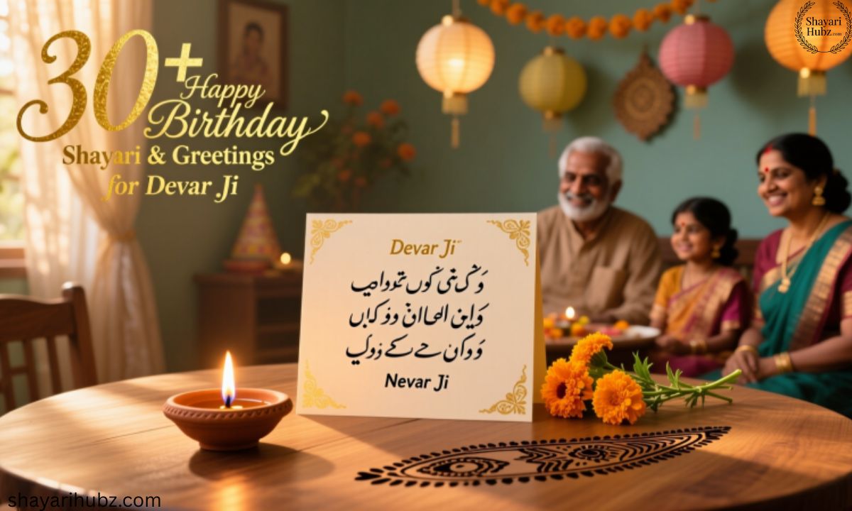 30+Happy Birthday Shayari & Greetings for Devar Ji With Images