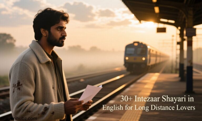 30+Intezaar Shayari in English for Long Distance Lovers