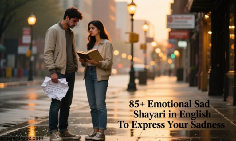 85+ Emotional Sad Shayari in English To Express Your Sadness