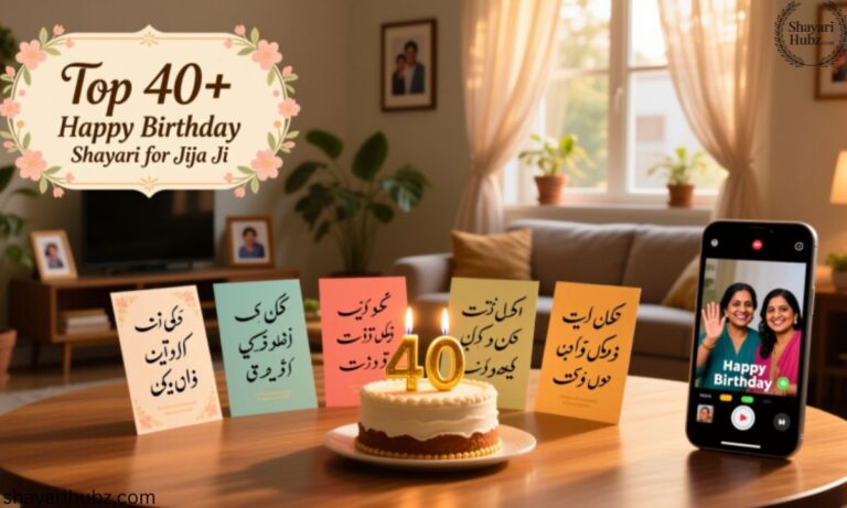 Top 40+ Happy Birthday Shayari for Jija Ji With Greetings & Images