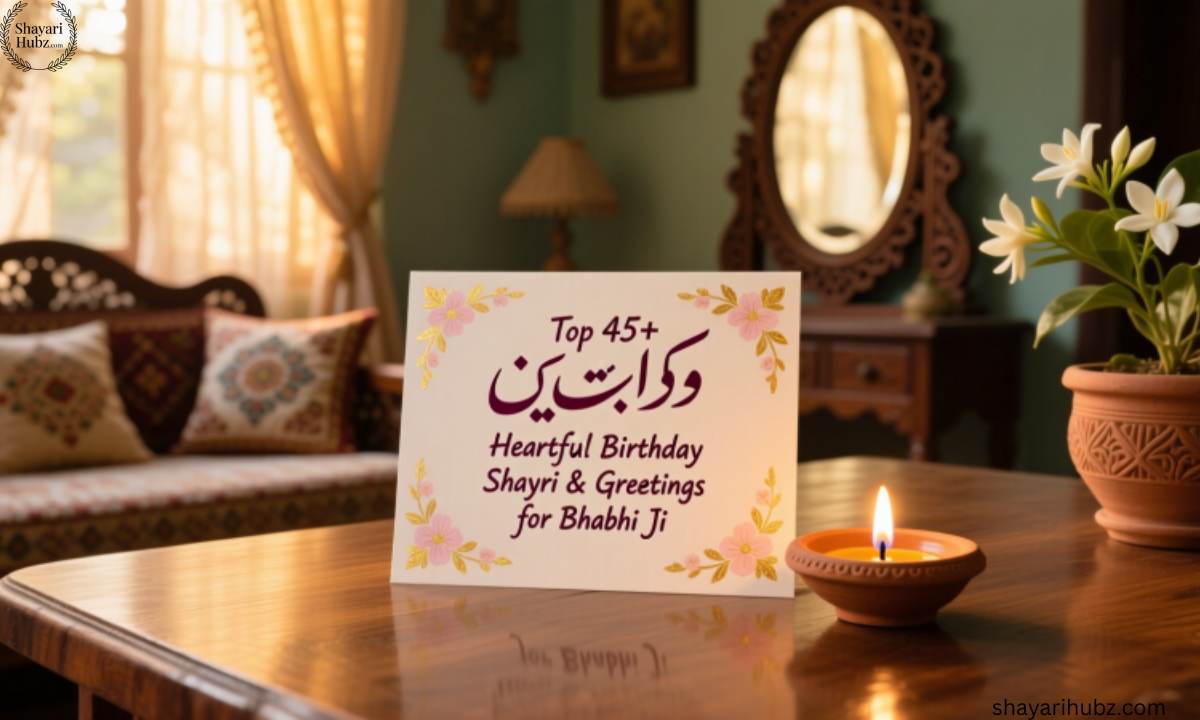 Top 45+ Heartfelt Birthday Shayari & Greetings for Bhabhi Ji