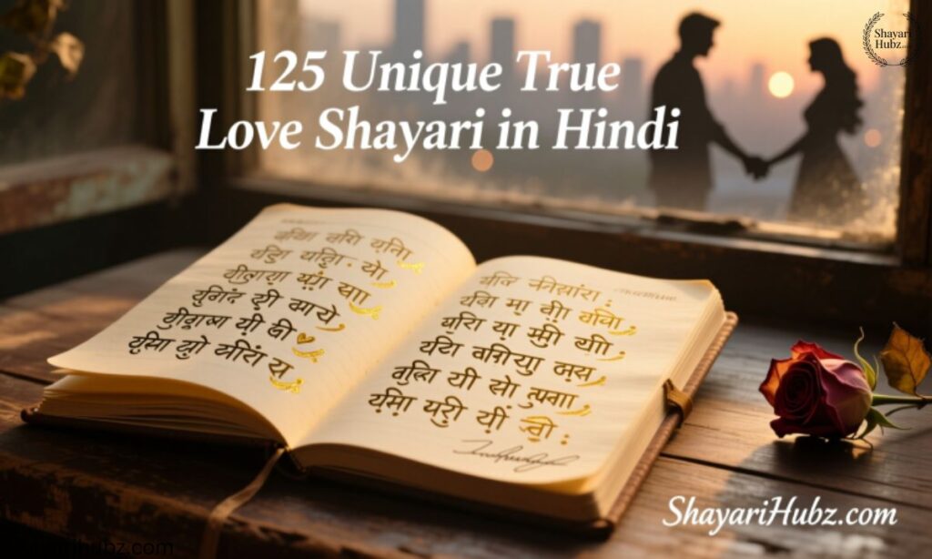 125 Unique True Love Love Shayari in hindi At Shayarihubz.com
