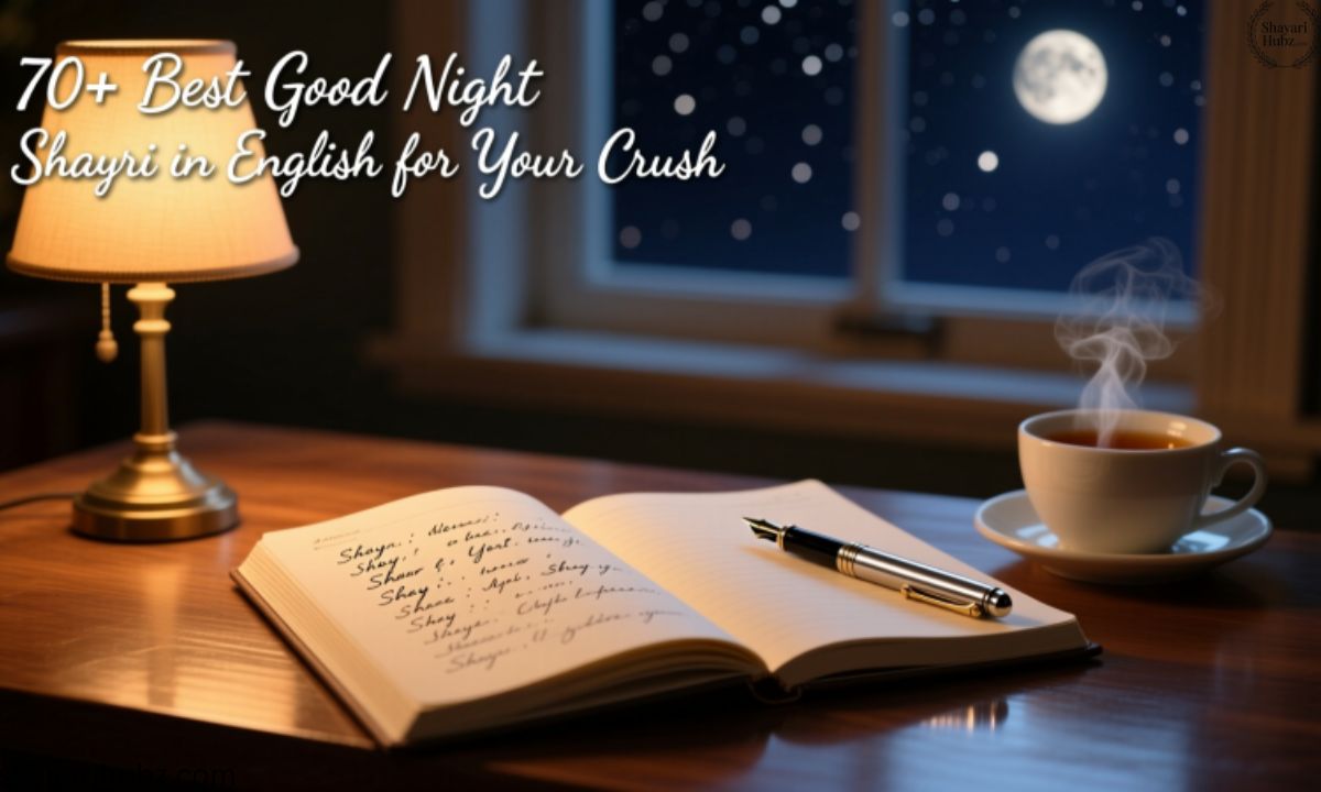 70+ Best Good Night Shayari in English for Your Crush