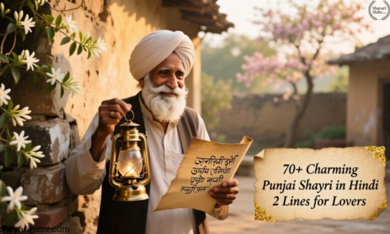 70+ Charming Punjabi Shayari in Hindi 2 Lines for Lovers