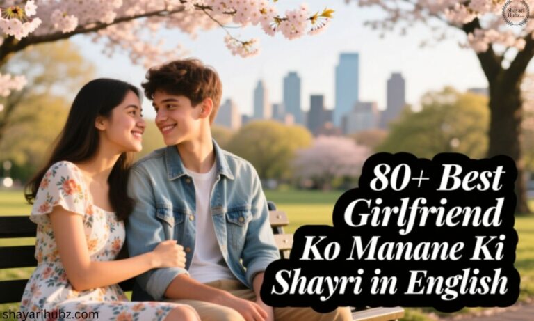80+ Best Girlfriend Ko Manane Ki Shayari in English
