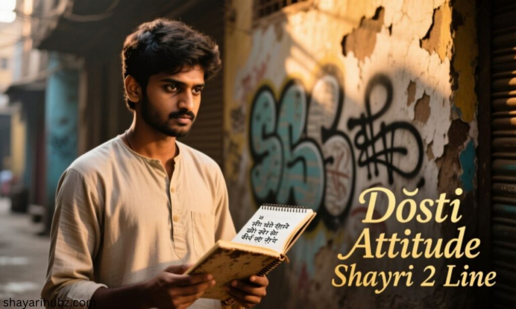 Dosti Attitude Shayari 2 Line