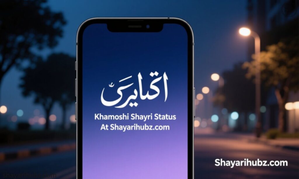 Khamoshi Shayari Status At Shayarihubz.com