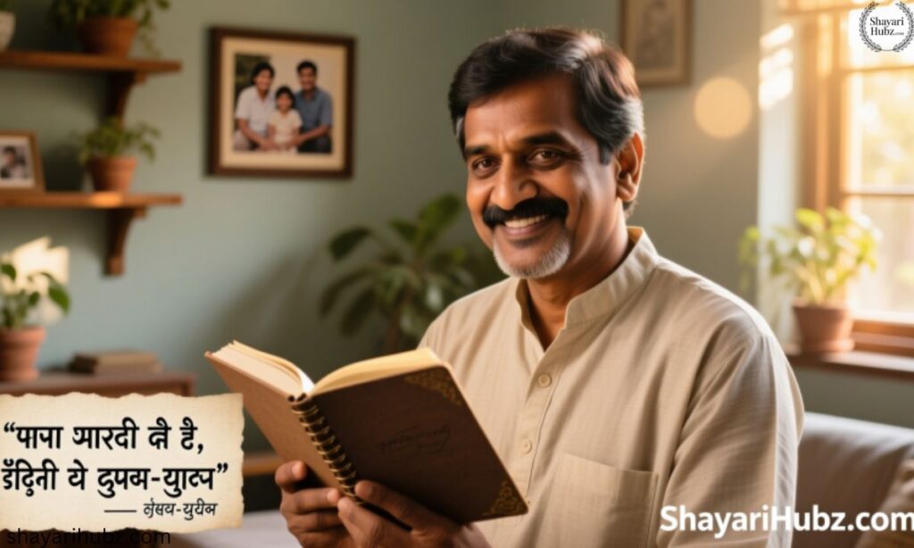 Papa Shayari in Hindi A t Shayarihubz.com