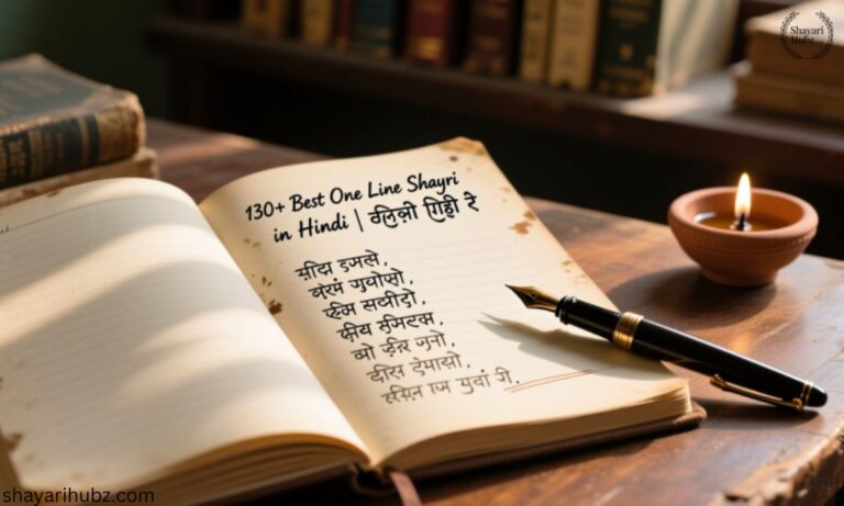 130+ Best One Line Shayari in Hindi एक लाइन शायरी हिंदी में
