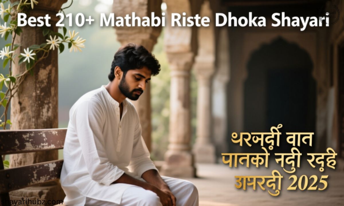 Best 210+ Matlabi Rishte Dhoka Shayari स्वार्थी लोग मतलबी रिश्ते शायरी 2025