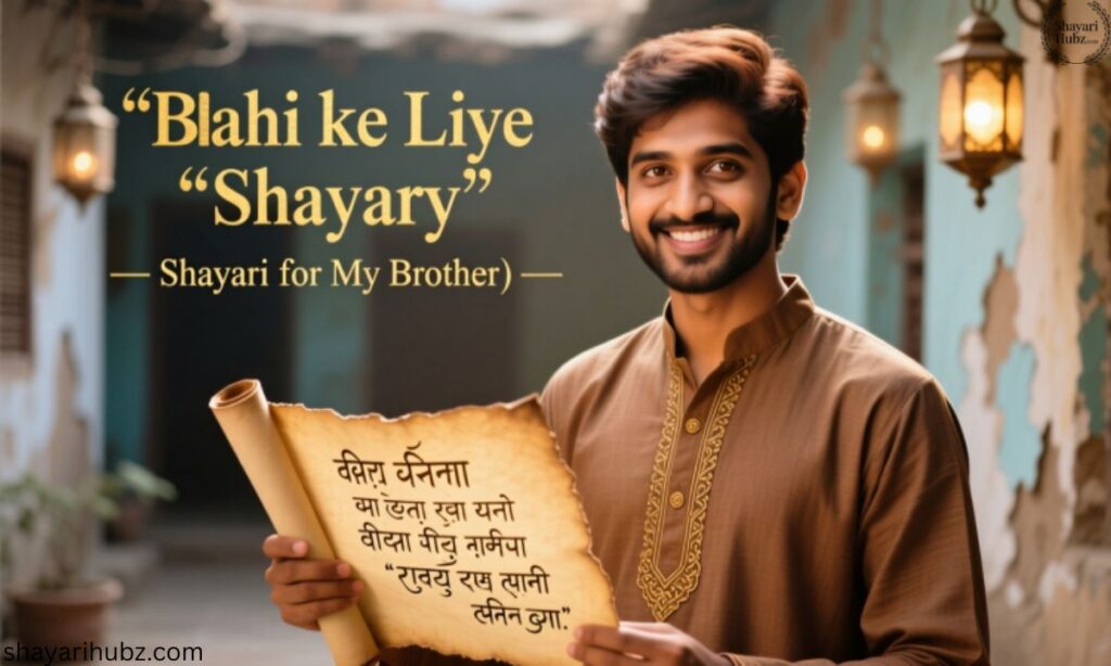 Bhai ke Liye Shayari in English Hindi Text