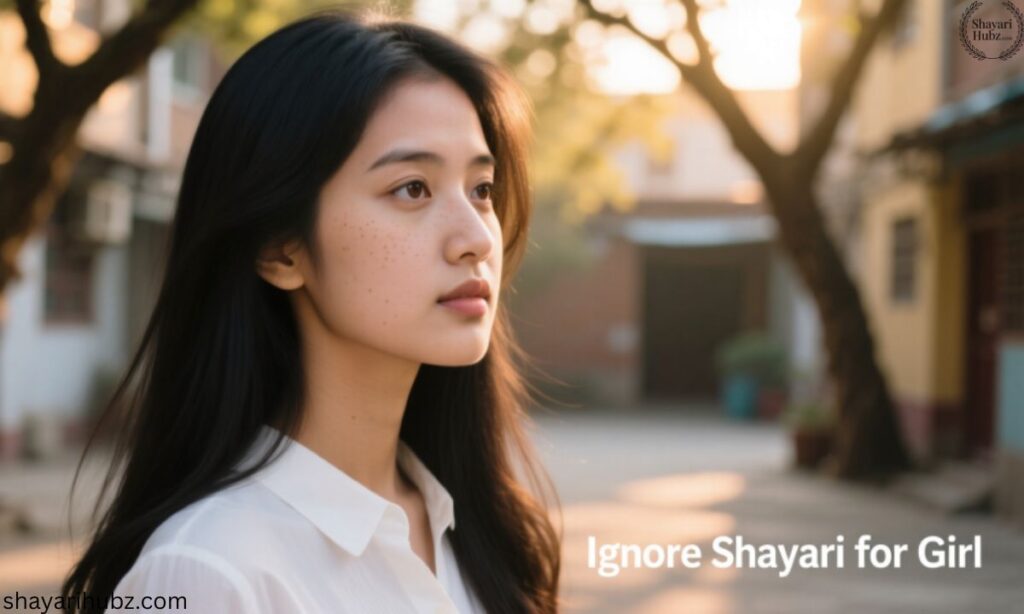 Ignore Shayari for Girl